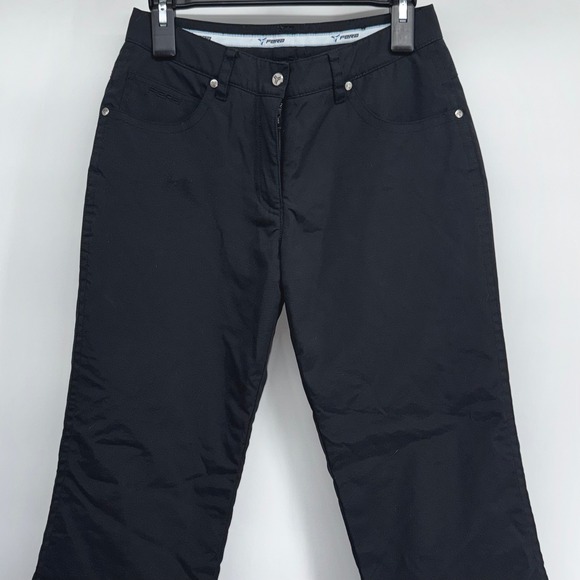Fera Pants - Fera Womens Black Insulated Ski Snow Pants Five Pocket Style Size 6